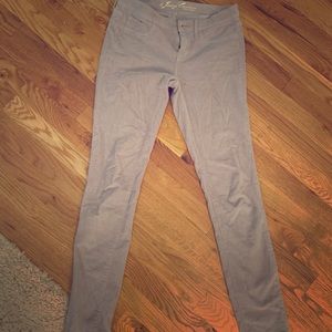 Gray juicy couture skinny corduroys